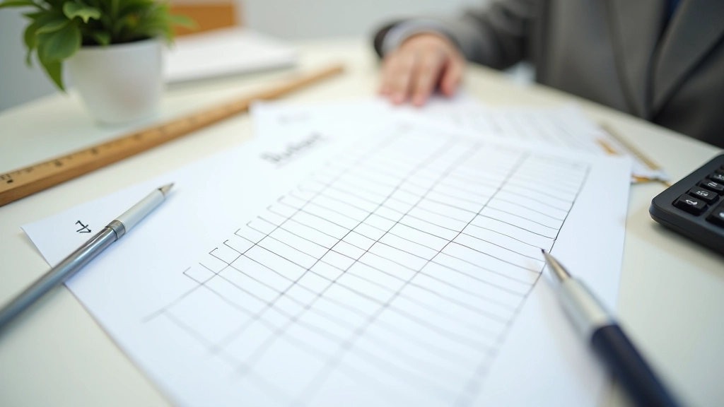 Handschriftliche Einkaufslisten und Budget-Planung mit Stift und Papier auf Schreibtisch